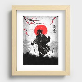 Samurai sword Recessed Framed Print