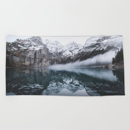 The Winter Tundra Beach Towel