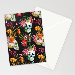 Hawaiian Skull Stationery Card