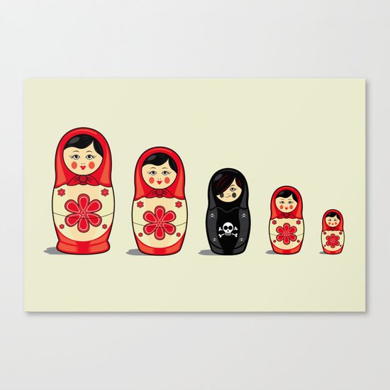 The Black Sheep Canvas Print