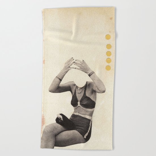 Losing my Head Beach Towel