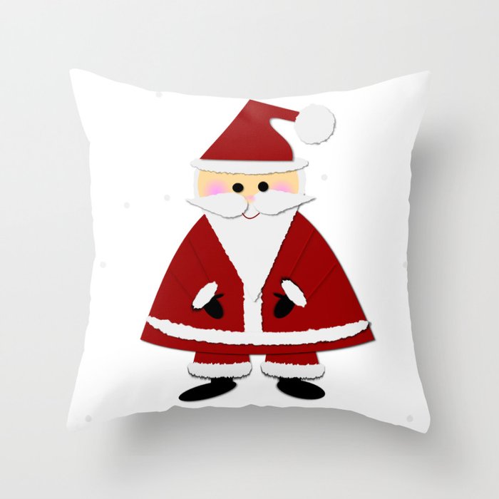 Santa Claus Throw Pillow