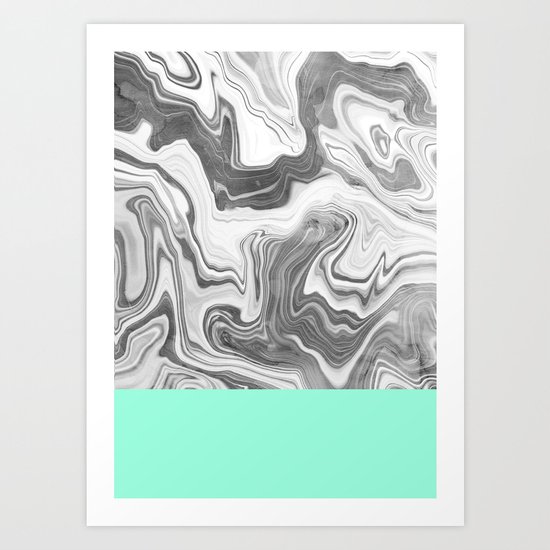 Liquid Sea Art Print