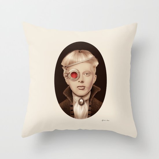 "Steampunk" Throw Pillow