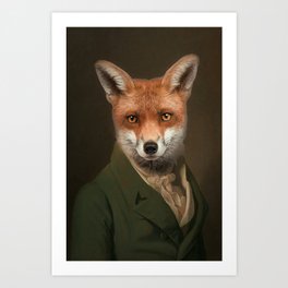 Lord Fox Art Print