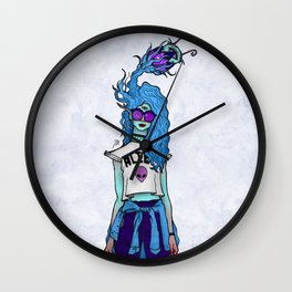 Alien Influencer Wall Clock