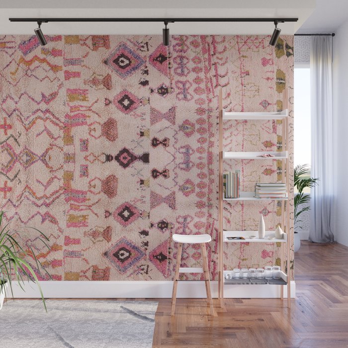 Vintage Moroccan Design Wall Mural by Salma Bazaar | Society6