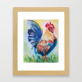 Cockerel Framed Art Print