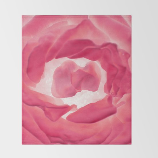 Rose Birth Throw Blanket