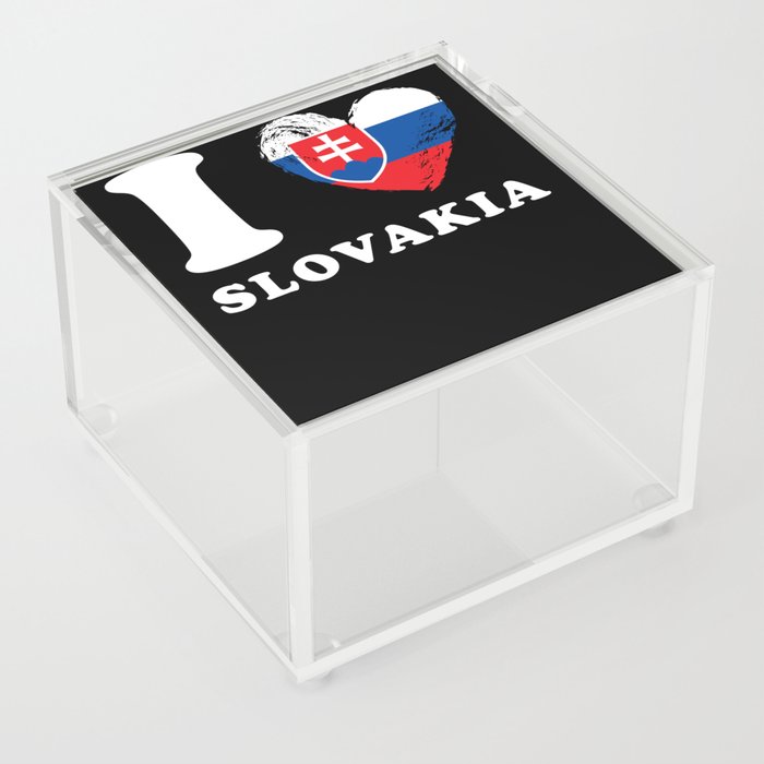 I Love Slovakia Acrylic Box