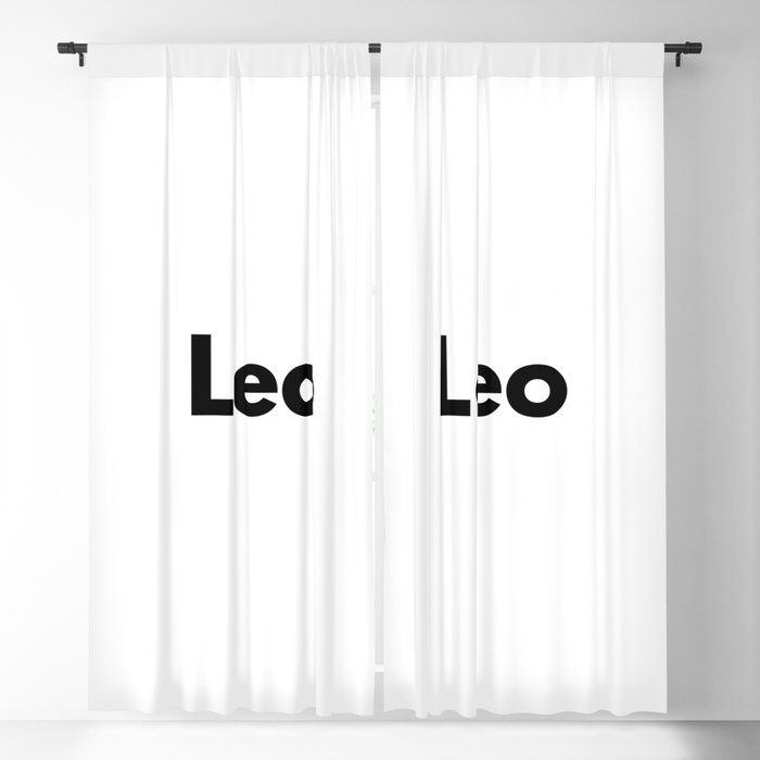 Leo, Leo Sign Blackout Curtain