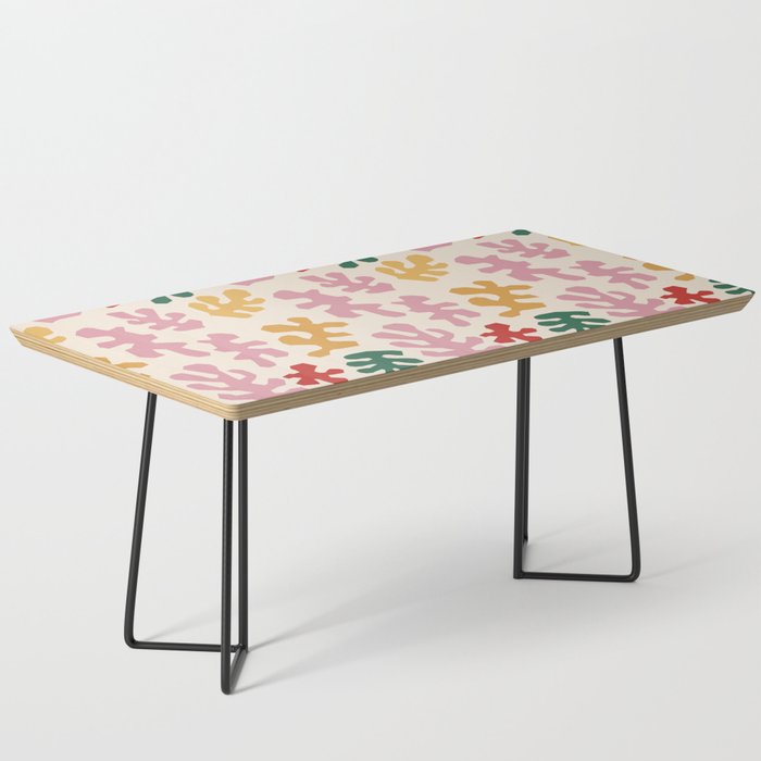 Pastel Cutouts - Paper Artwork Coffee Table