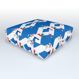 Scotland Rugby Fan St Andrews Cross Flag Design Outdoor Floor Cushion | Womensrugby, Rugbysupporter, Rugbyteam, Graphicdesign, Rugbyfandesign, Rugbyunionfan, Eggchasing, Scotland, Championship, Saltire 