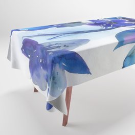 blue stillife: lily Tablecloth