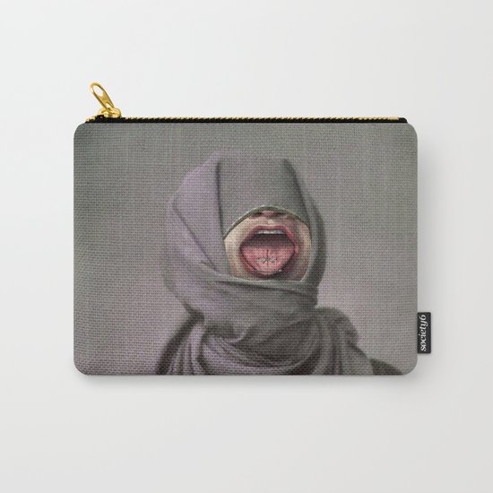 I KEEP BITING MY TONGUE Carry-All Pouch