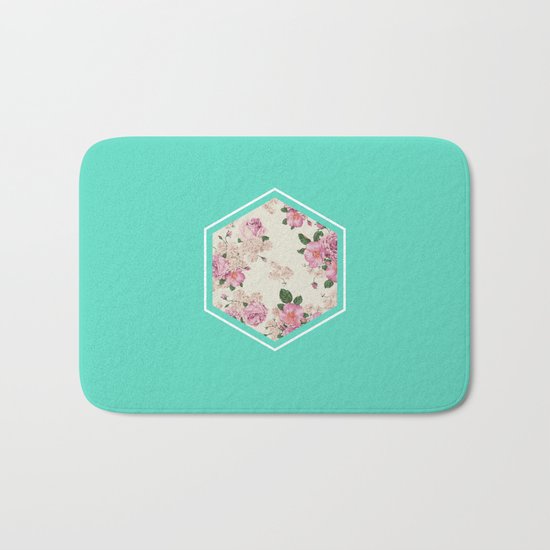 Floribus Sextae Bath Mat
