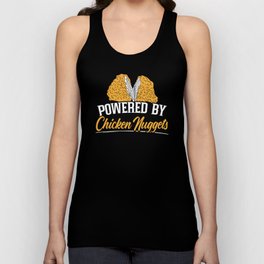 Powered By Chicken Nuggets Nuggy Fried Snack Unisex Tank Top