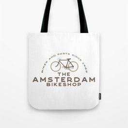 The Amsterdam Bikeshop since 1982 Tote Bag