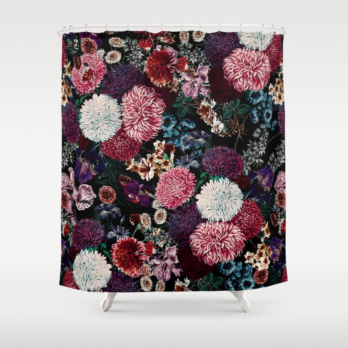 Exotic Garden Night Viii Shower Curtain By Burcukorkmazyurek
