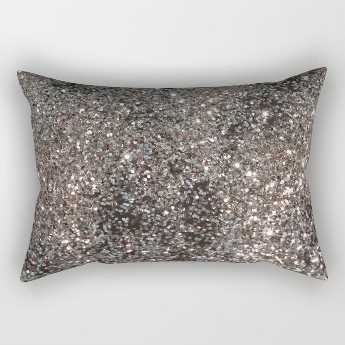 Silver Glitter #1 (Faux Glitter) #decor #art #society6 Rectangular Pillow