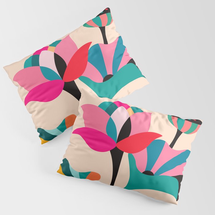 Lotus flowers Pillow Sham