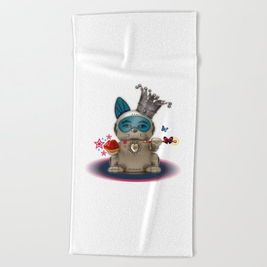 B.U.D.G.I.E. (Biomechanical Unit Designed for Galactic Infiltration and Exploration) Beach Towel