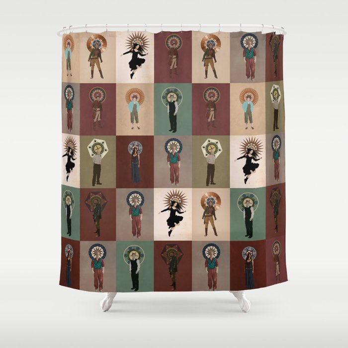 The Saints Of Serenity Shower Curtain By Mycolour Society6