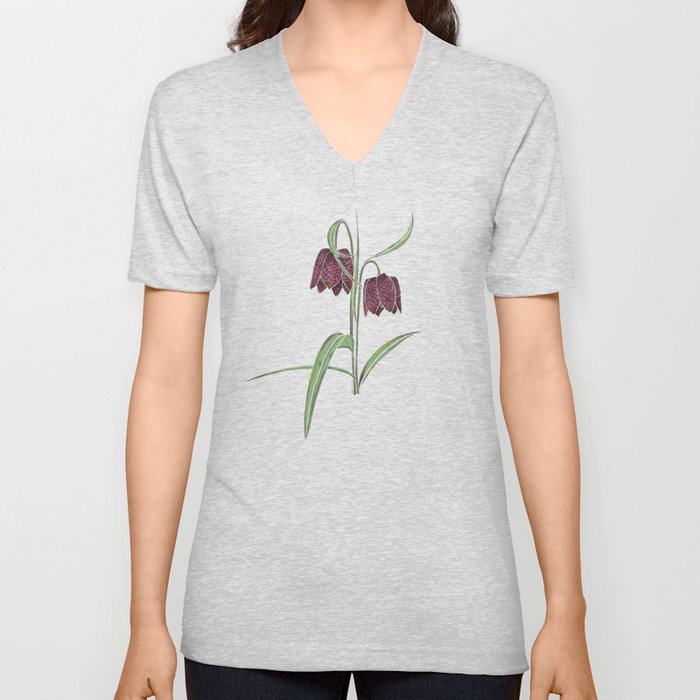 Fritillaria V Neck T Shirt