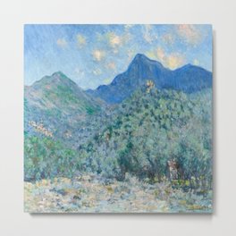 Claude Monet Valle Buona, Near Bordighera  Metal Print