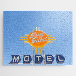 Sun n Sand Motel - Route 66 Travel Photography Jigsaw Puzzle