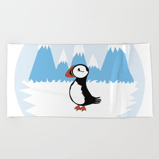 Puffin Beach Towel