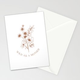 Wild As A Mother Stationery Card