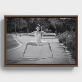 Urban ballerina LIV Framed Canvas