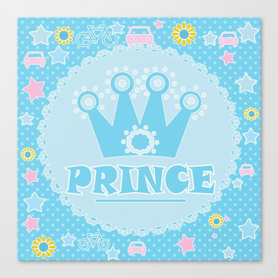 For the little Prince . From the series "Gifts for kids" . Canvas Print