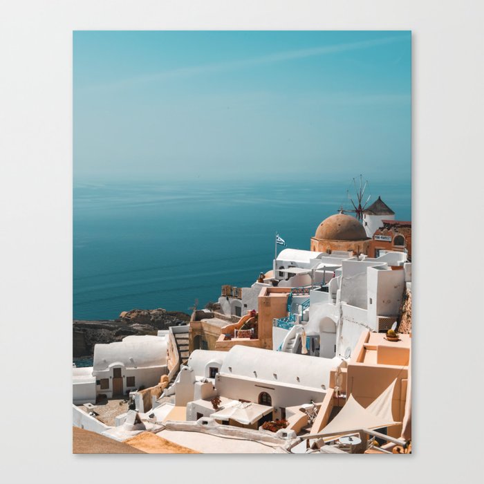 Santorini Island Greece Canvas Print