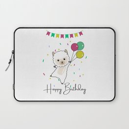 Alpaca Wishes Happy Birthday To You Alpacas Laptop Sleeve