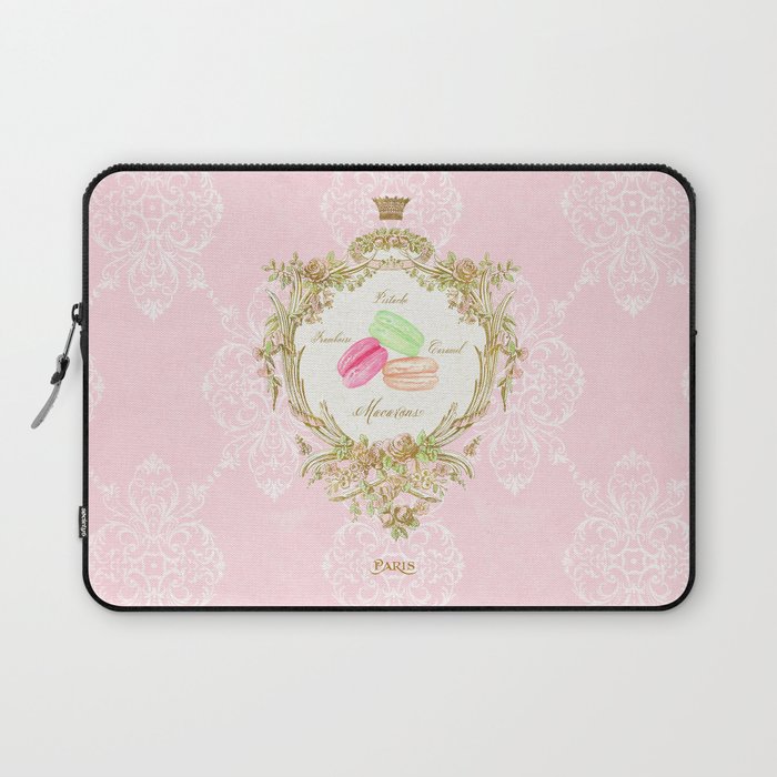 French Patisserie Macarons Laptop Sleeve