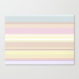 Pastel Stripes Canvas Print