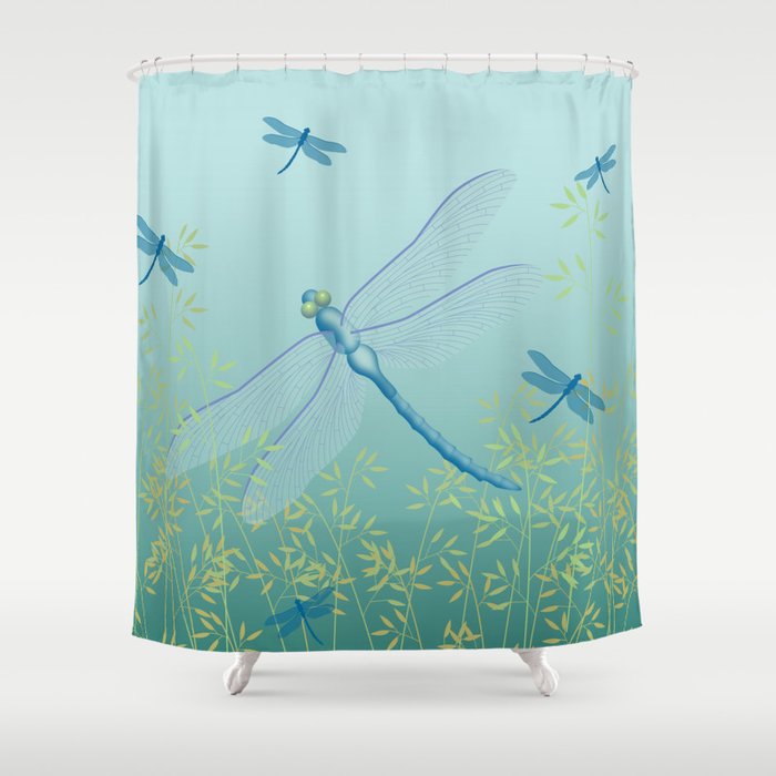 Dragonfly Shower Curtain By Ryanmcgurl Society6
