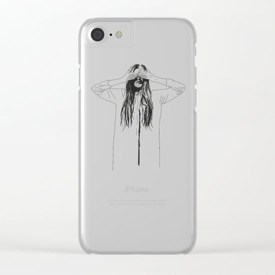 Woman Color 2 Clear iPhone Case