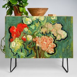 Vincent van Gogh "Vase of Flowers" Credenza
