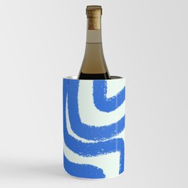 Waves pattern painting Wine Chiller