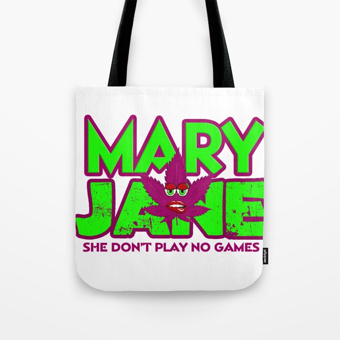 Wacky Leafs - Mary Jane Design Tote Bag