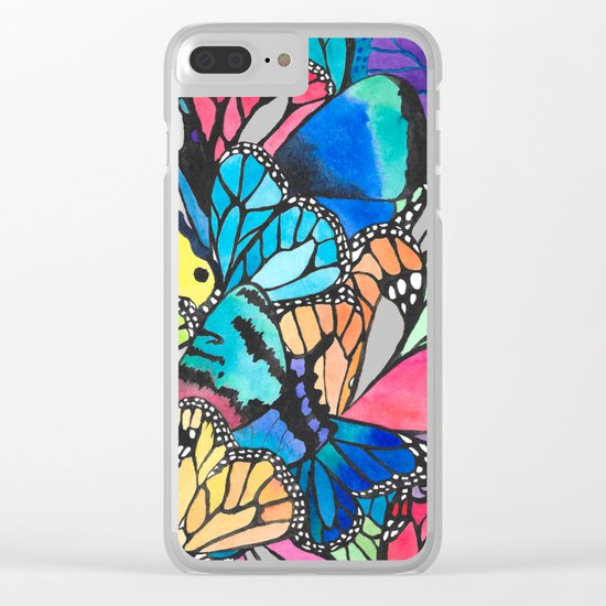 Butterfly Spark Clear iPhone Case