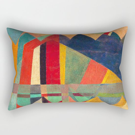 The Road, The Mountain and The River Rectangular Pillow