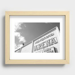 Memorial Arena Recessed Framed Print