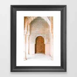 Alhambra Granada spain | Europe travel photography | Fine art print Framed Art Print
