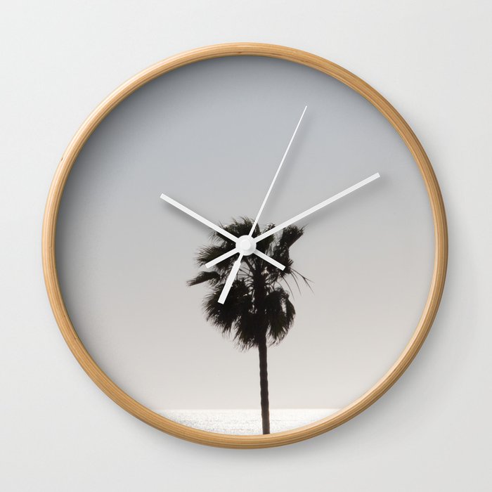 Sun Palm Wall Clock