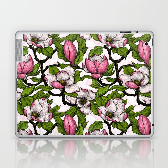 Blooming magnolia Laptop & iPad Skin