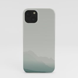 Serene mountain lake iPhone Case